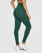 Unified High Waisted Pocket Leggings | Racing Green