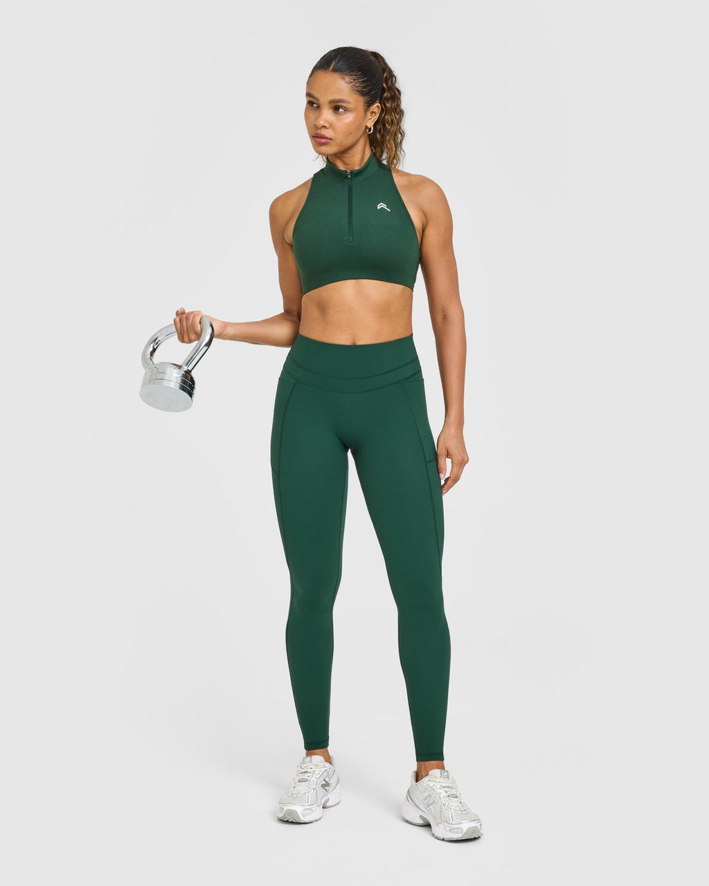 Unified High Waisted Pocket Leggings | Racing Green