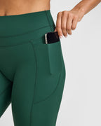 Unified High Waisted Pocket Leggings | Racing Green