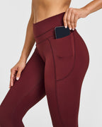 Unified High Waisted Pocket Leggings | Rosewood