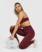 Unified High Waisted Pocket Leggings | Rosewood