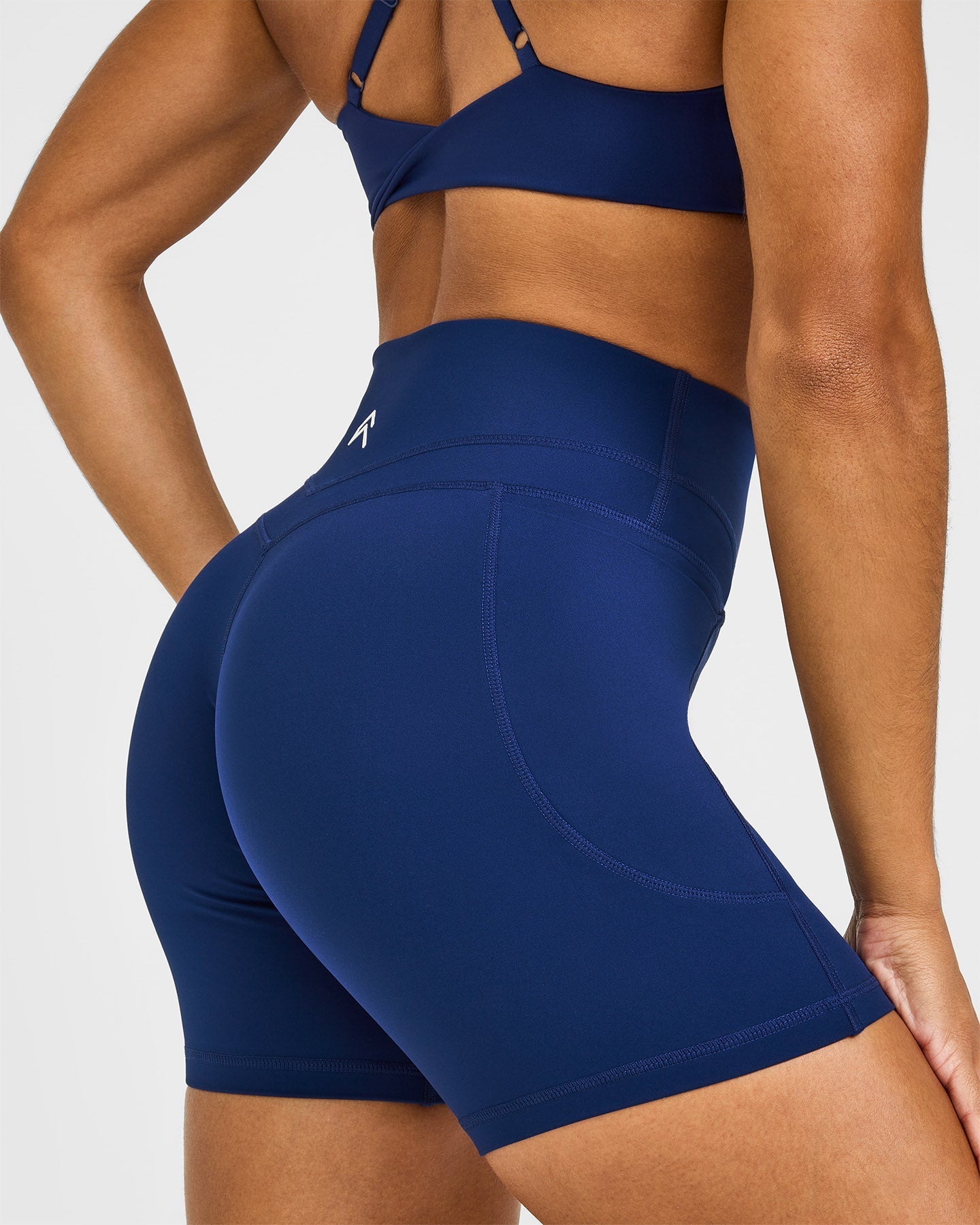 Unified High Waisted Pocket Shorts 6" | Midnight