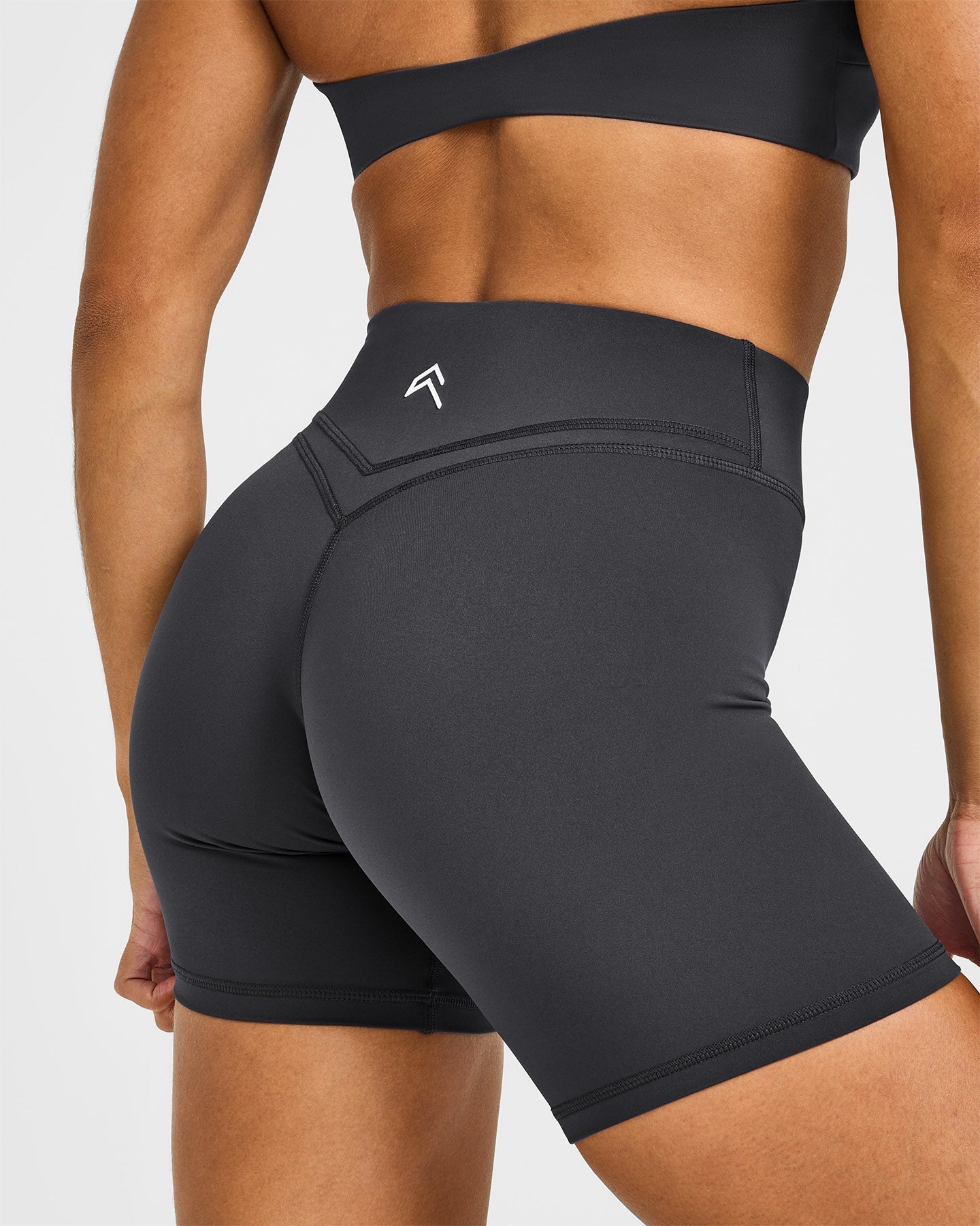 Unified Wrap Shorts White Logo 6" | Coal