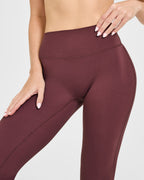 SoftMotion™ Flared Bottoms with White Logo | Velvet Mocha