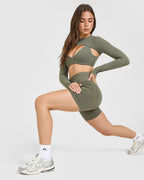 SoftMotion™ Shrug Cover with White Logo | Alpine Green