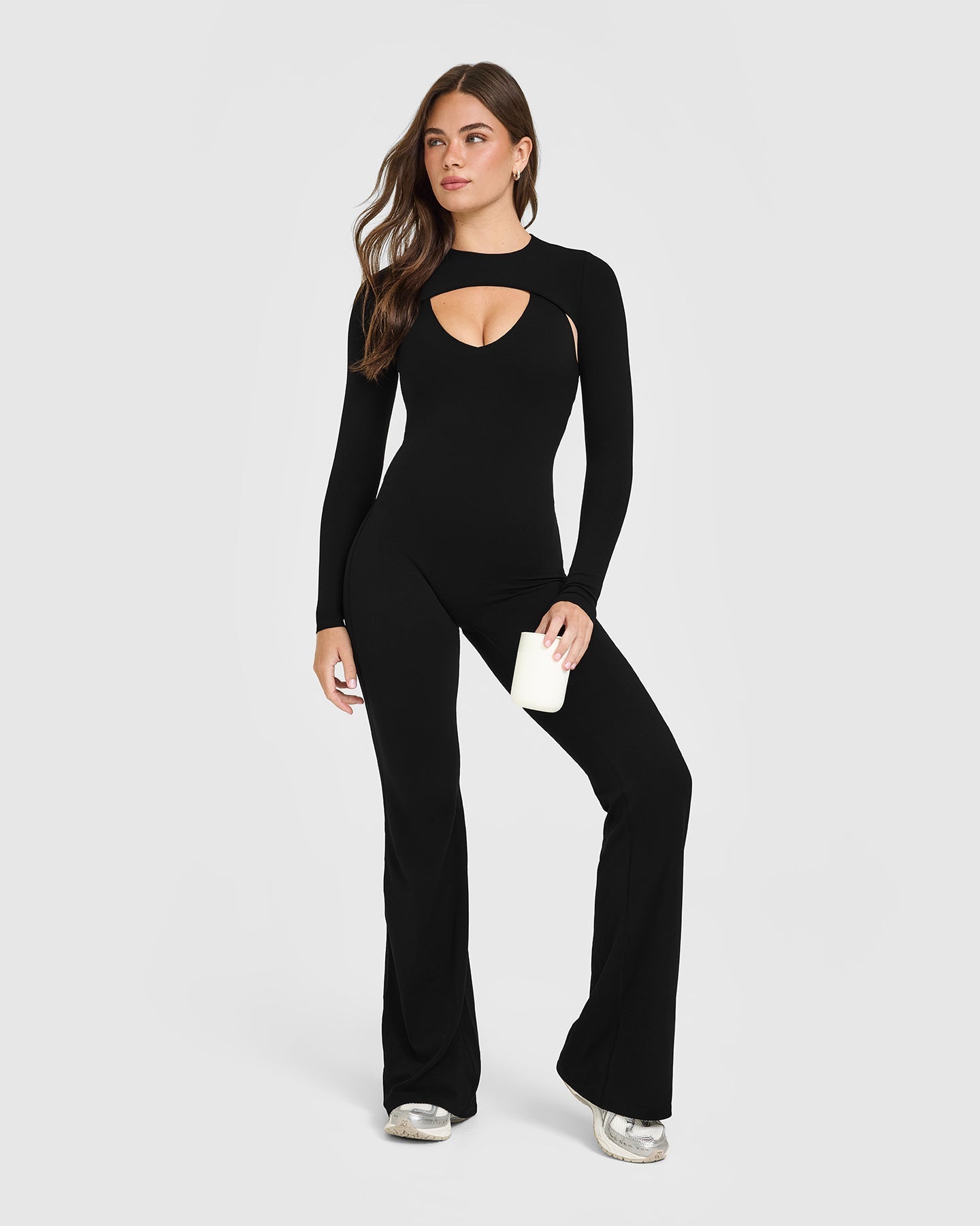 SoftMotion™ Shrug Cover with White Logo | Black