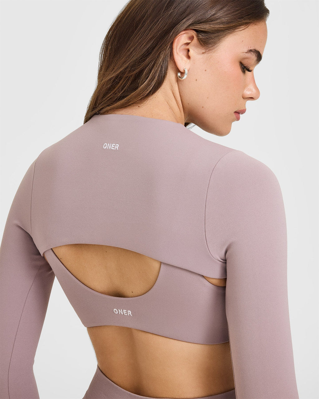 SoftMotion™ Shrug Cover with White Logo | Dusty Purple
