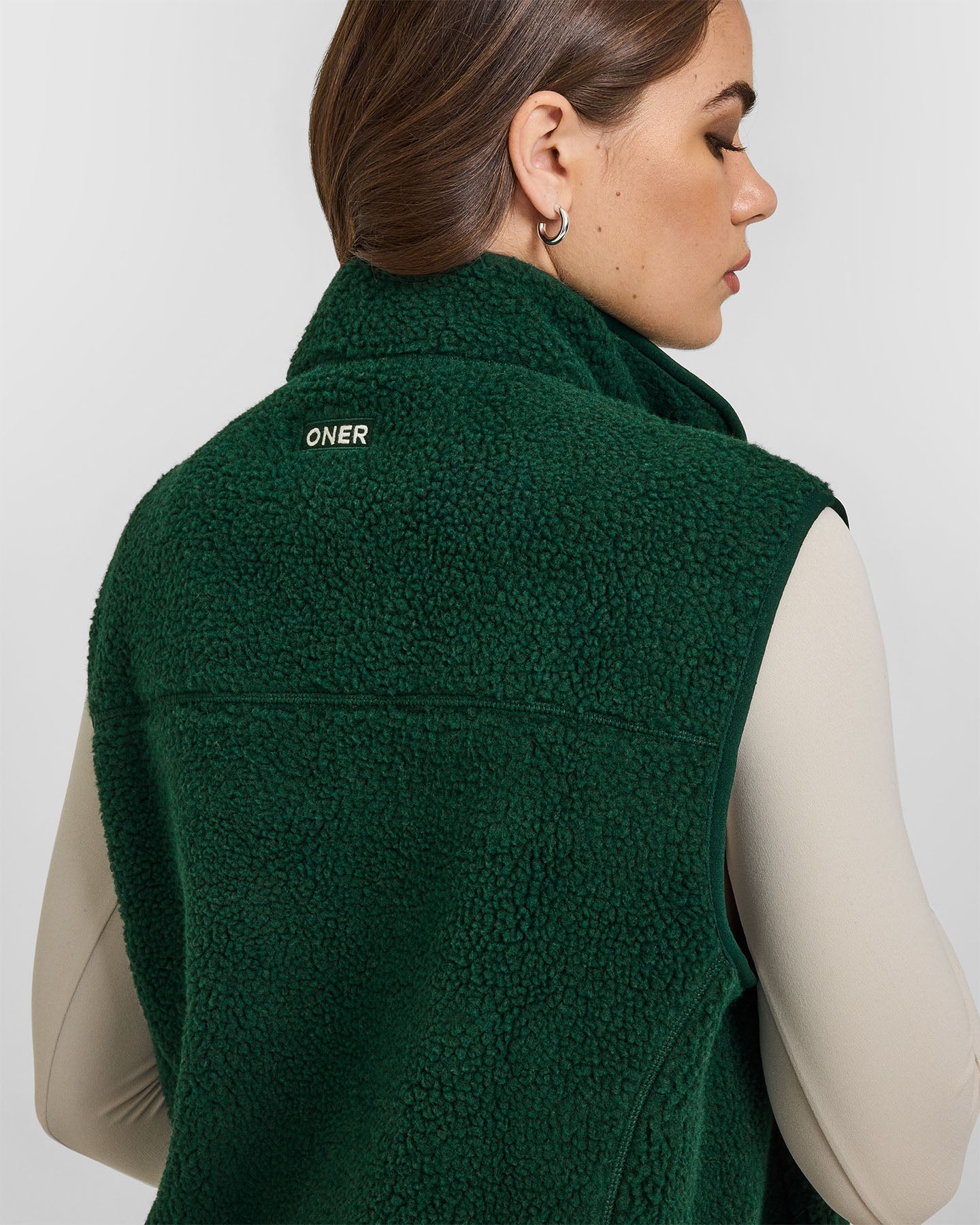 Fleece Gilet with Chest Pocket | Racing Green
