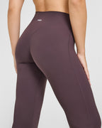 SoftMotion™ Flared Bottoms with White Logo | Dark Umber Brown