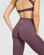 SoftMotion™ Flared Bottoms with White Logo | Vintage Purple