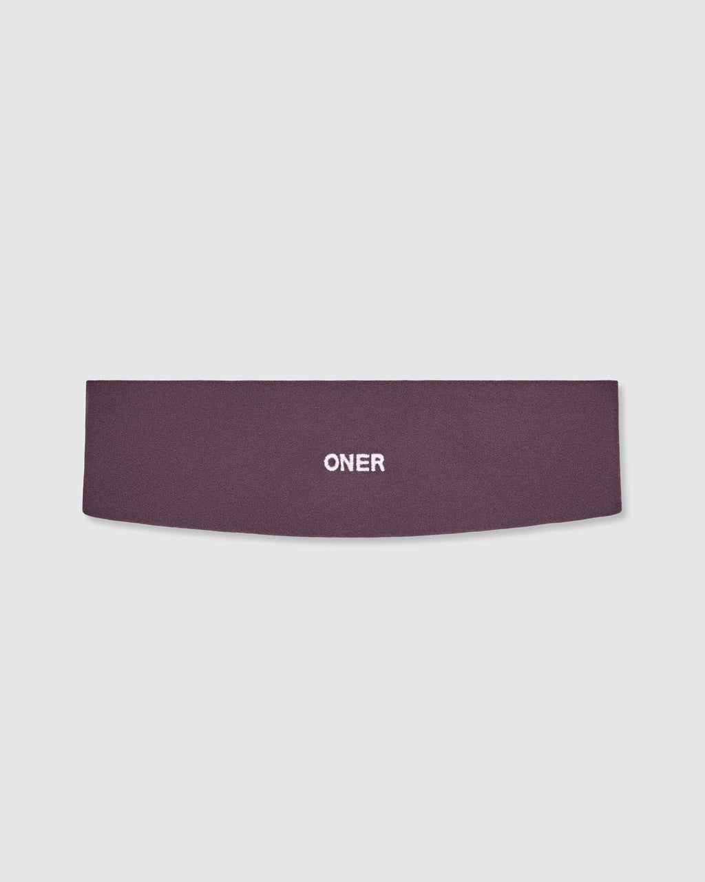 SoftMotion™ Headband with White Logo | Dark Umber Brown