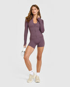 SoftMotion™ Jacket with White Logo | Vintage Purple