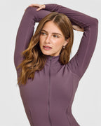 SoftMotion™ Jacket with White Logo | Vintage Purple