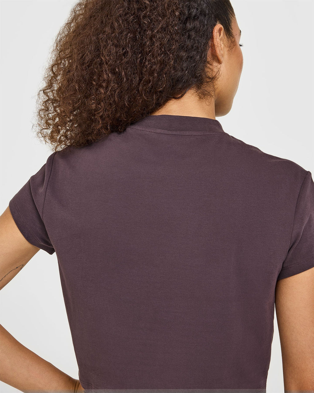 Cotton Relaxed T-Shirt | Umber Brown