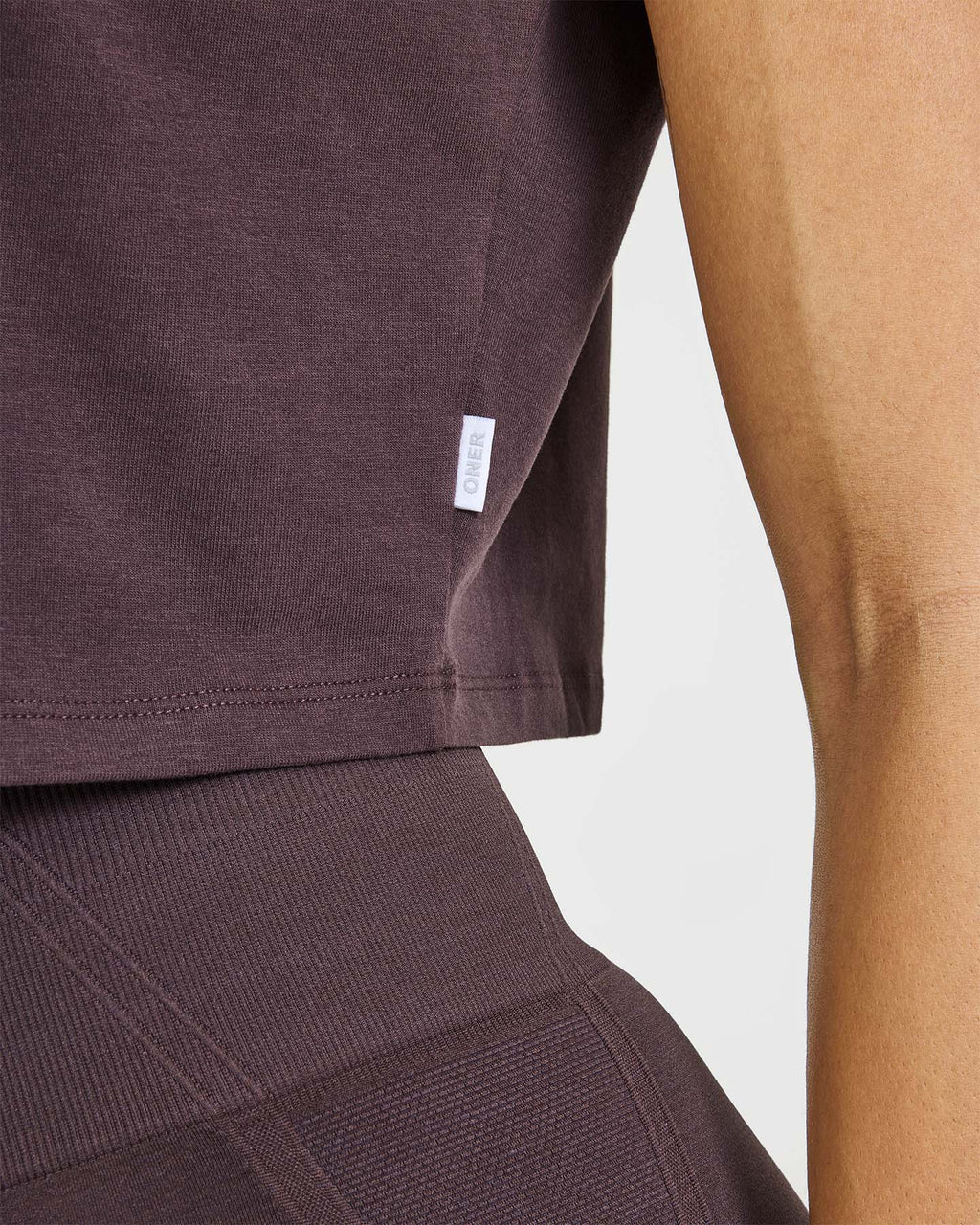 Cotton Relaxed T-Shirt | Umber Brown