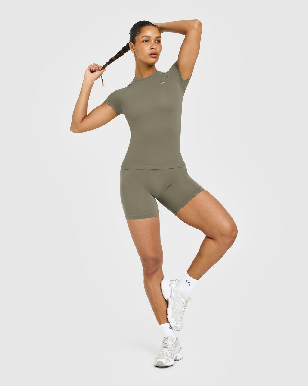 Go To Seamless Fitted Top | Alpine Green
