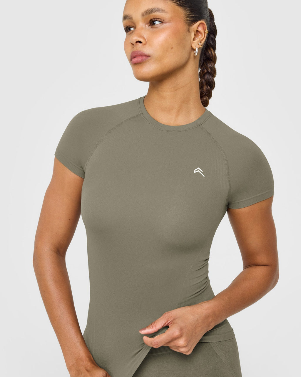 Go To Seamless Fitted Top | Alpine Green