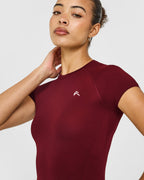 Go To Seamless Fitted Top | Rosewood