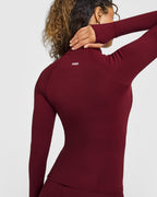 SoftMotion™ Jacket with White Logo | Light Rosewood